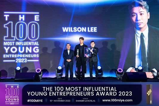 Wilson Lee honoured with the 100MIYE Award for 2023